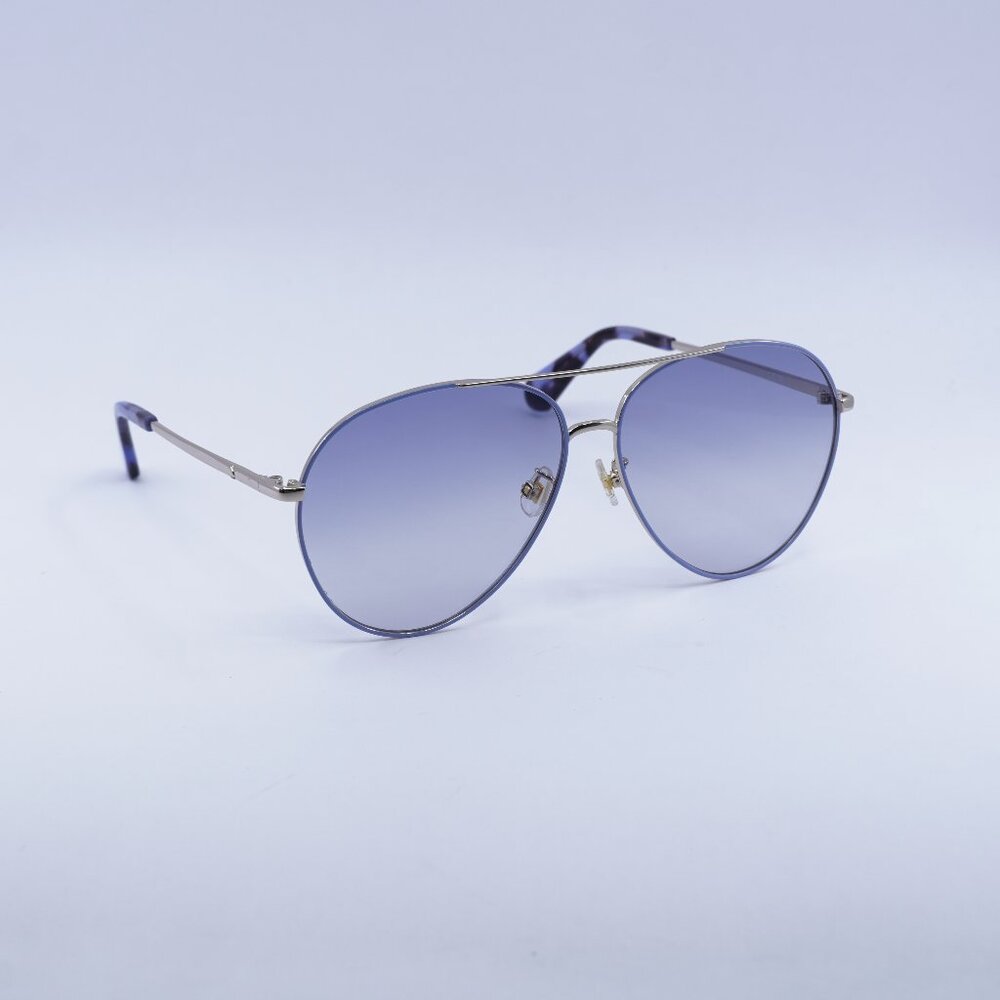 Kate Spade CAROLANE/F/S 0KY2 DG Sunglasses Gold Aviator Frame, Violet Lenses